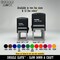 Merry Xmas Christmas with Corner Ribbon Self-Inking Rubber Stamp Ink Stamper